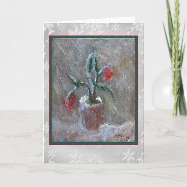 Winter Flowers Art Card (Front)