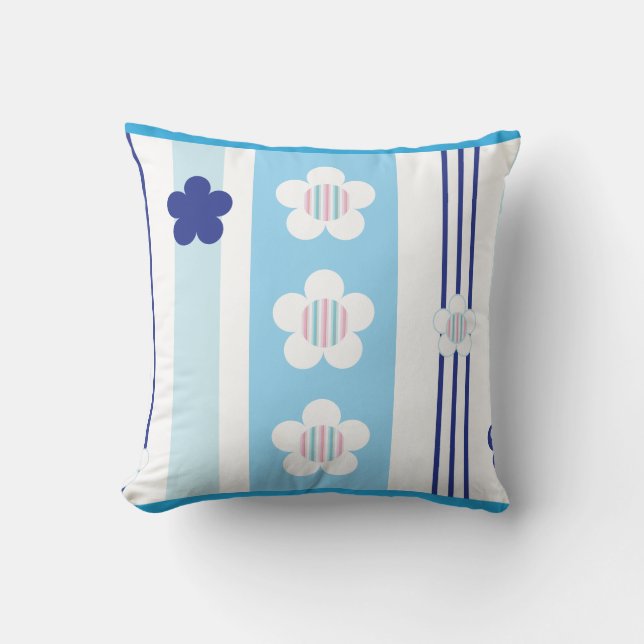 Winter Flowers Cushion (Front)