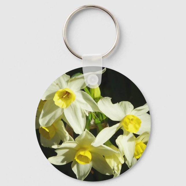 Winter Flowers Key Ring (Front)