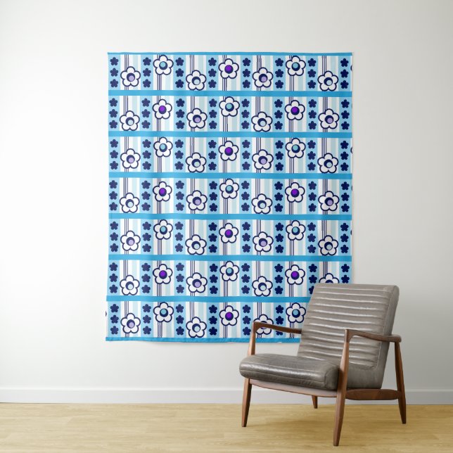 Winter Flowers Tapestry (In Situ)