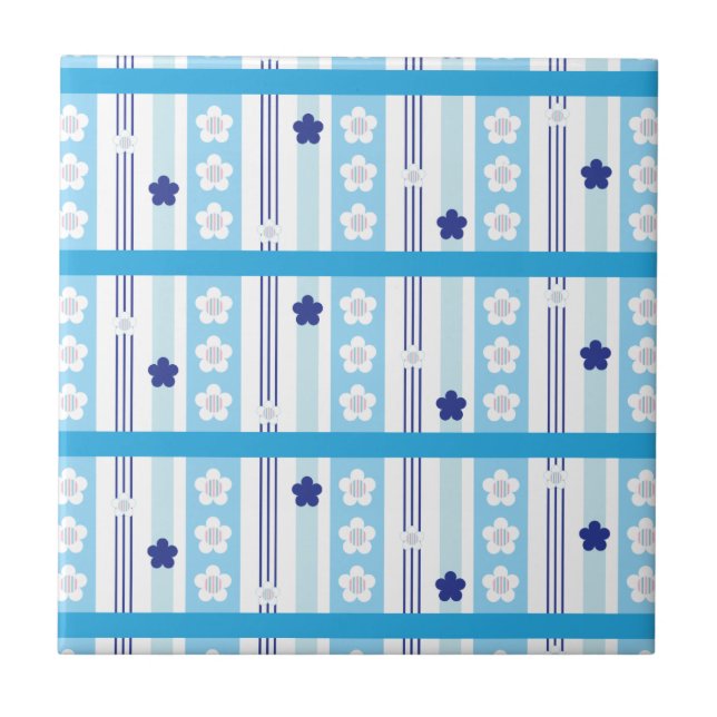Winter Flowers Tile (Front)