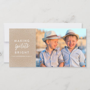 WINTER FLURRIES Christmas Photo Card