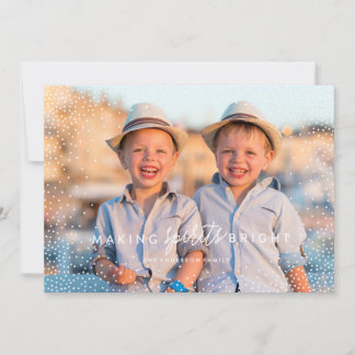 WINTER FLURRIES photo Christmas Card