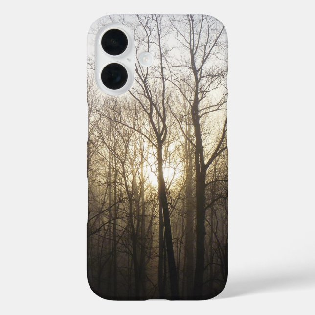 Winter Fog Sunrise Nature Photography Case-Mate iPhone Case (Back)