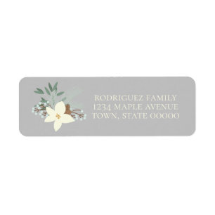 Winter Foliage Return Address Labels