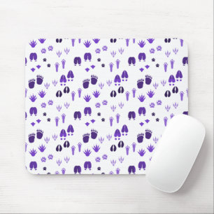 Winter Footprints Mouse Mat