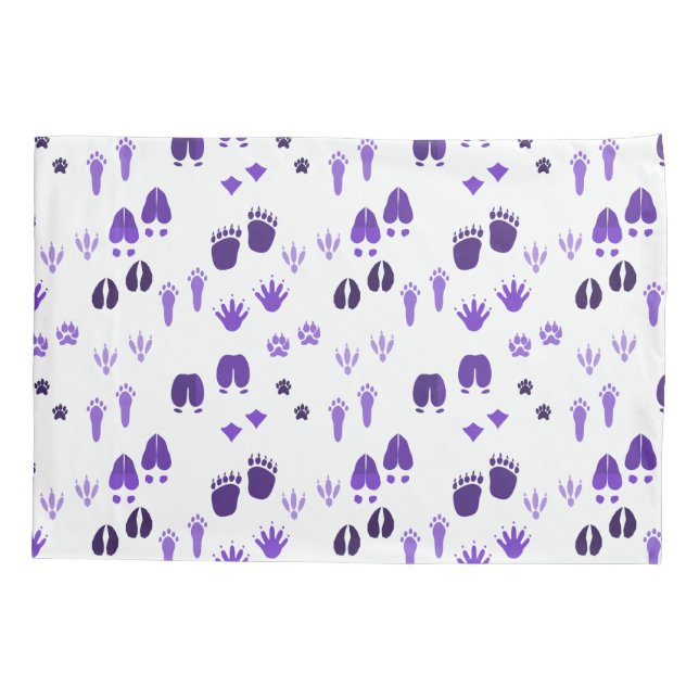 Winter Footprints Pillowcase (Back)