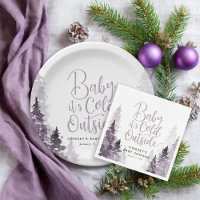 Winter Forest Baby Shower