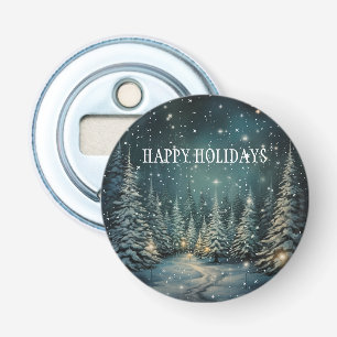 Winter Forest Bottle Opener