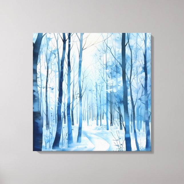 Winter Forest Canvas Art (Front)
