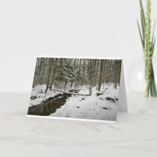 Winter Forest Card (Front)