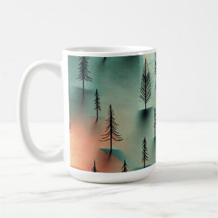 Winter forest coffee mug