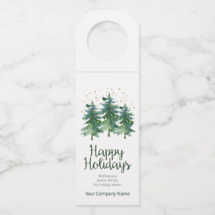Winter Forest Company Bottle Tag