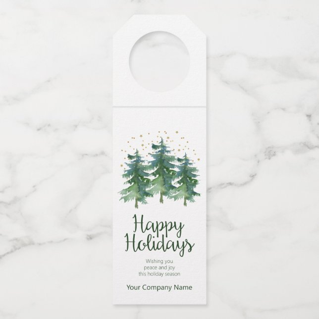 Winter Forest Company Bottle Tag (Front)
