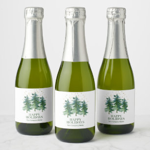 Winter Forest Company Holiday Sparkling Wine Label