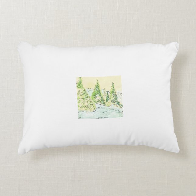 Winter Forest Decorative Cushion (Front)