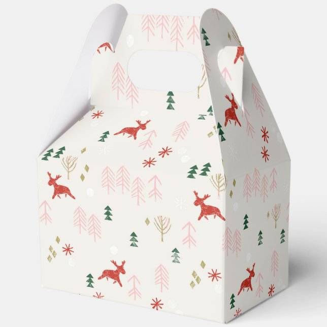 Winter forest favour box (Front)