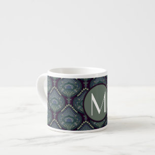 Winter Forest - Feathered Paisley Espresso Cup