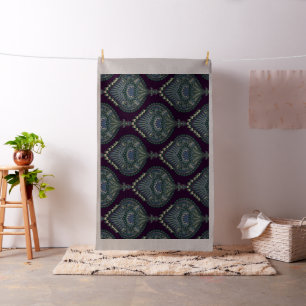 Winter Forest - Feathered Paisley Fabric