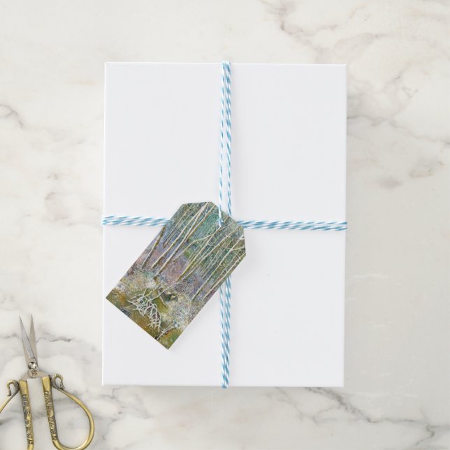 winter forest gift tags (With Twine)