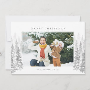 Winter Forest Holiday Card
