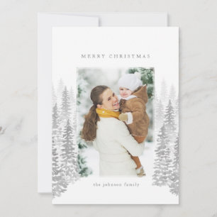 Winter Forest Holiday Card