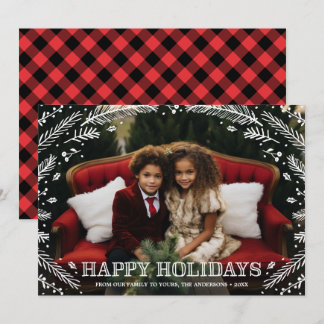 Winter Forest | Holiday Photo Card
