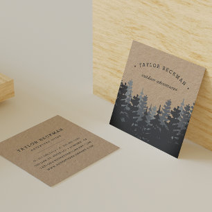 Outdoorsy Wooden, Retail & Sales, Outdoors 2024 and Adventure, Premium Business Card