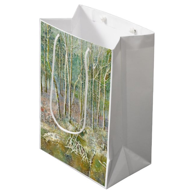 winter forest medium gift bag (Front Angled)