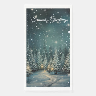 Winter Forest Napkin