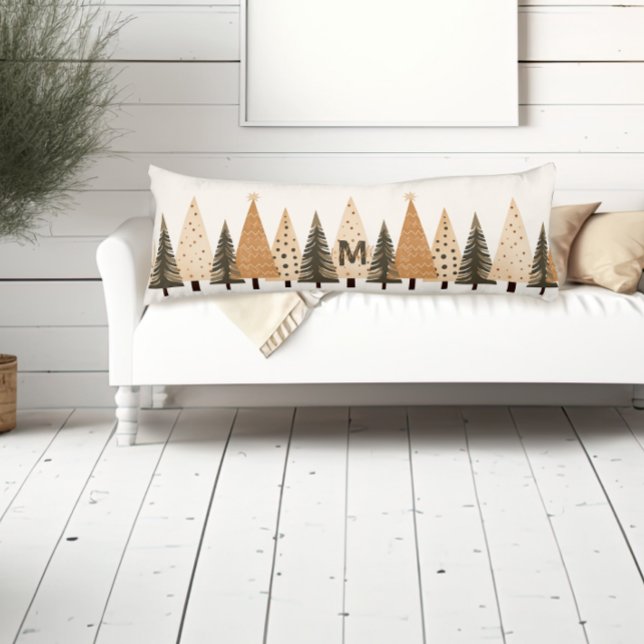 Winter Forest Neutral Monogram Body Cushion (Creator Uploaded)