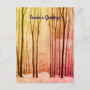 Winter Forest  Postcard