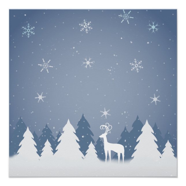 Winter Forest Poster (Front)