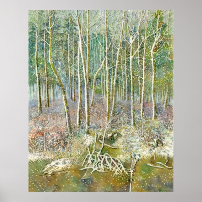winter forest poster (Front)