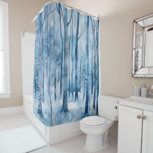 Winter Forest Shower Curtain