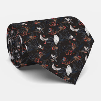 winter forest tie