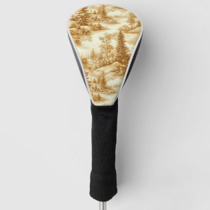 Winter Forest Toile de Jouy Pattern (12) Golf Head Cover