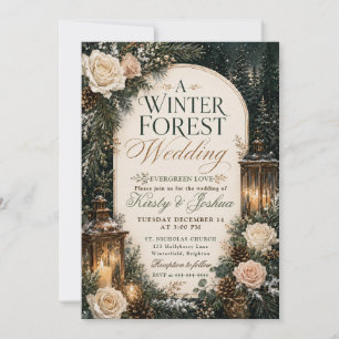 Winter Forest Wedding Invitation