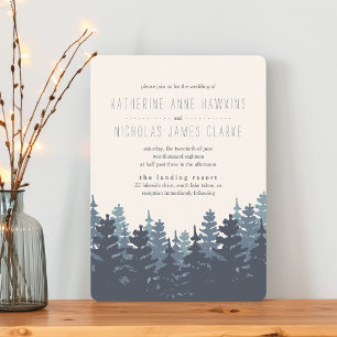 Winter Forest Wedding Invitation