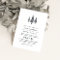 Winter Forest Wedding Invitation