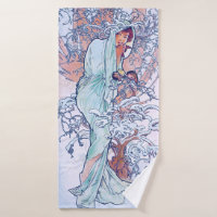 Winter (Four Seasons), Alphonse Mucha