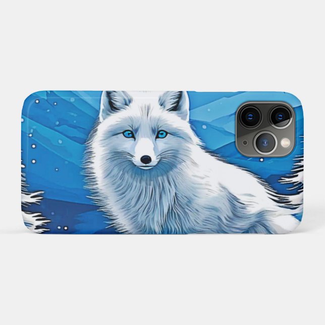 Winter Fox Art Case-Mate iPhone Case (Back (Horizontal))