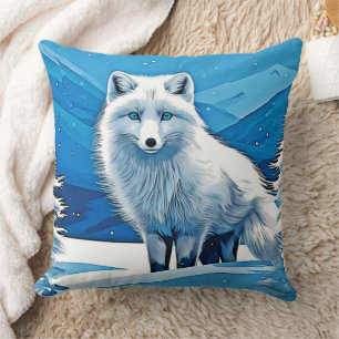Winter Fox Art Cushion
