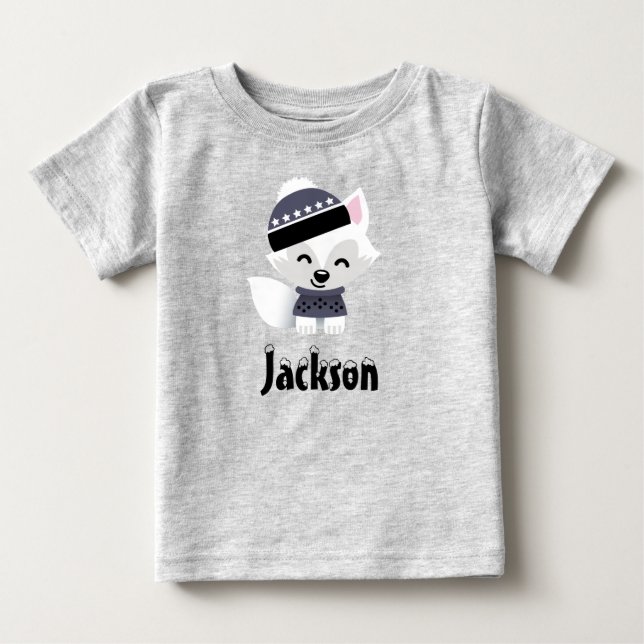 Winter Fox Baby T-Shirt (Front)