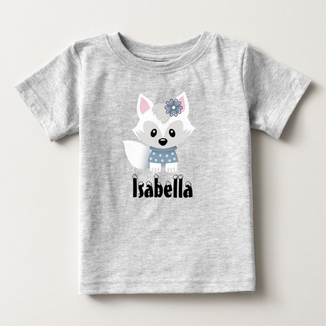Winter Fox Baby T-Shirt (Front)