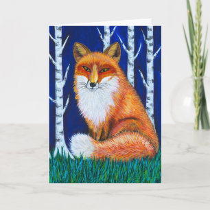 Winter Fox Card