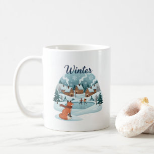 Winter Fox Ceramic Mug (11oz)