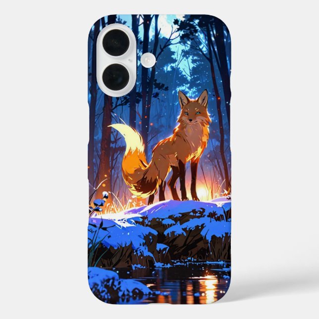 Winter Fox Spirit Case-Mate iPhone Case (Back)