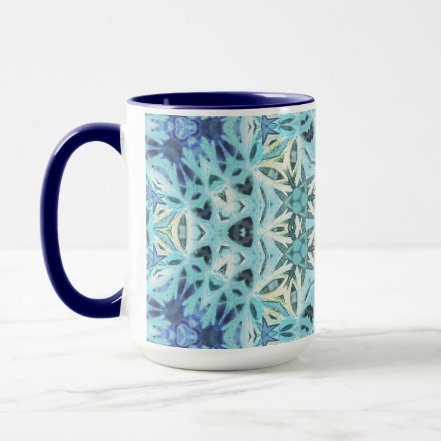 Winter Fractal Mug (Left)