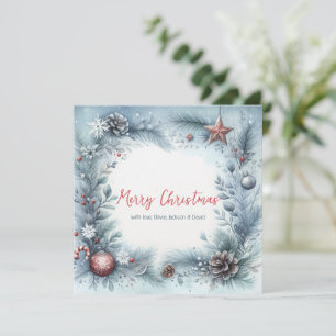 Winter Frame Christmas Holiday Card